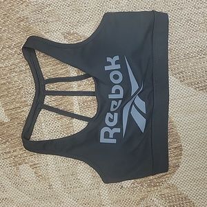 NWOT Reebok black sports bra